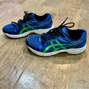 ASICS Men’s Gel Contend 2 Blue Green Size 5.5 EUC